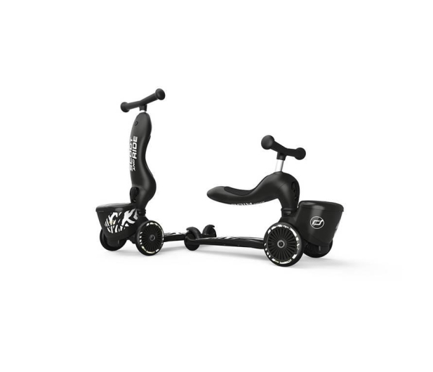 Scoot & Ride Highwaykick 1 Lifestyle Jeździk i hulajnoga 2w1 Zebra - 1109681 - zdjęcie 3